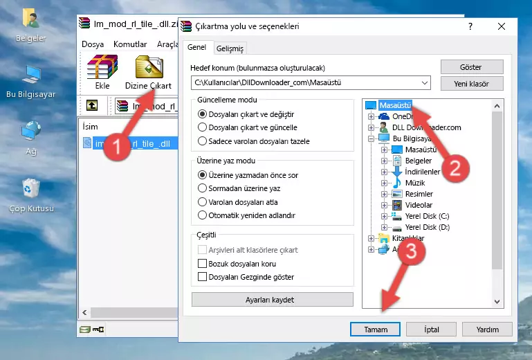 Im_mod_rl_tile_.dll dosyasını Windows/System32 dizinine kopyalama
