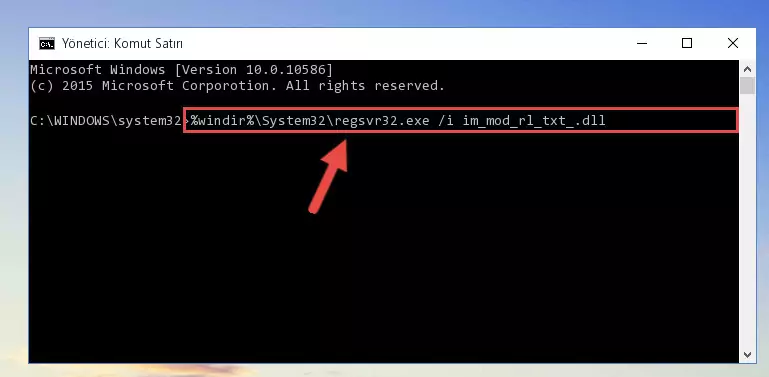 Im_mod_rl_txt_.dll kütüphanesinin Windows Kayıt Defteri üzerindeki sorunlu kaydını temizleme