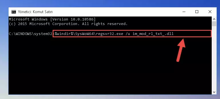 Im_mod_rl_txt_.dll kütüphanesi için temiz kayıt yaratma (64 Bit için)