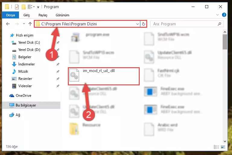 Im_mod_rl_uil_.dll kütüphanesinin sorunlu kaydını Regedit'den kaldırma (64 Bit için)