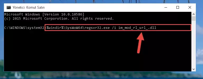 Im_mod_rl_url_.dll kütüphanesinin hasarlı kaydını silme