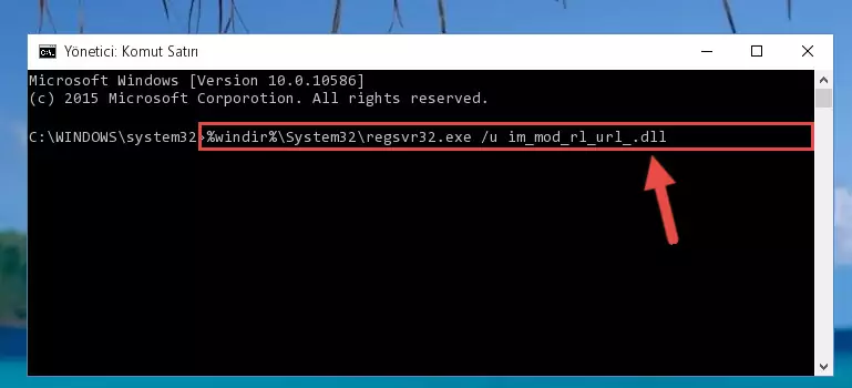 Im_mod_rl_url_.dll kütüphanesini dışarı çıkarma