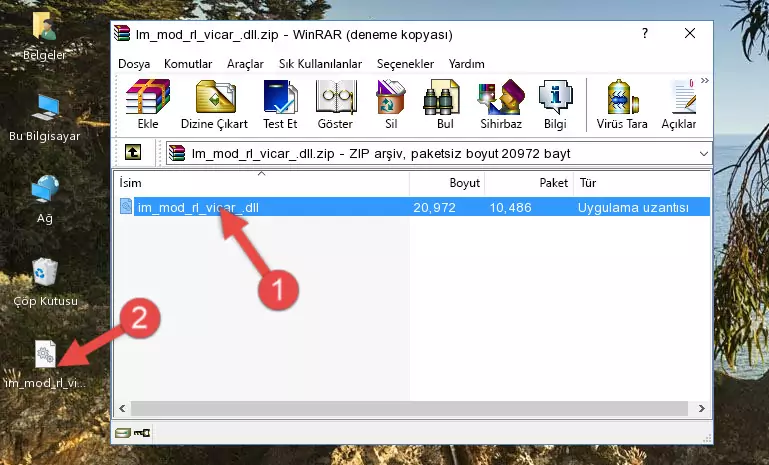 Im_mod_rl_vicar_.dll dosyasını programın kurulum dizinine kopyalama