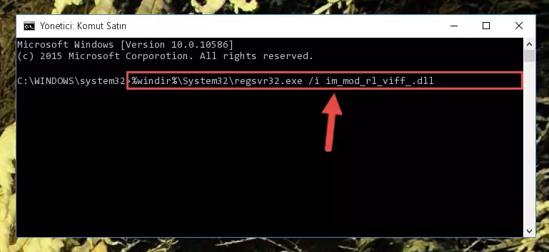 Im_mod_rl_viff_.dll dosyasının Windows Kayıt Defterindeki sorunlu kaydını silme