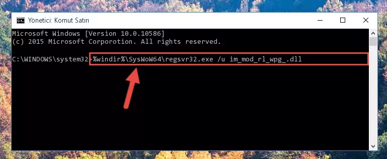 Im_mod_rl_wpg_.dll dosyası için Regedit (Windows Kayıt Defteri) üzerinde temiz kayıt oluşturma