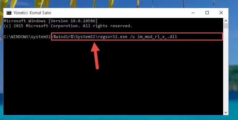 Im_mod_rl_x_.dll dosyası için Regedit (Windows Kayıt Defteri) üzerinde temiz kayıt oluşturma