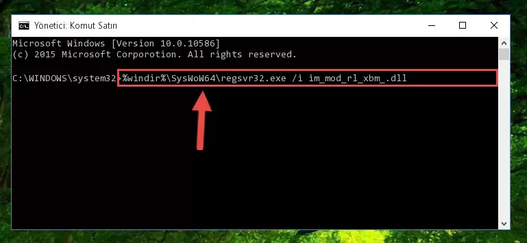 Im_mod_rl_xbm_.dll kütüphanesinin hasarlı kaydını sistemden kaldırma (64 Bit için)