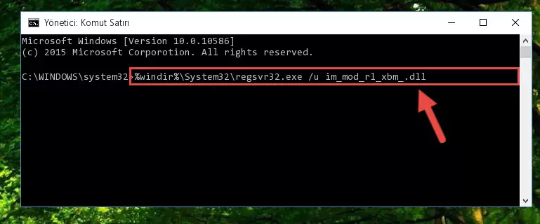 Im_mod_rl_xbm_.dll kütüphanesi için Windows Kayıt Defterinde yeni kayıt oluşturma