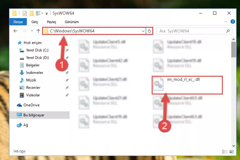 Im_mod_rl_xc_.dll kütüphanesini masaüstüne çıkarma
