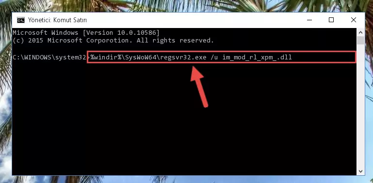 Im_mod_rl_xpm_.dll dosyası için Regedit (Windows Kayıt Defteri) üzerinde temiz kayıt oluşturma