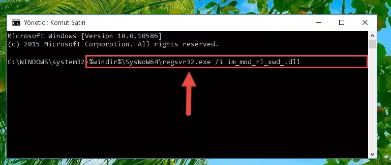 Im_mod_rl_xwd_.dll dosyasının Windows Kayıt Defteri üzerindeki sorunlu kaydını temizleme