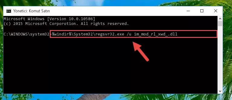 Im_mod_rl_xwd_.dll dosyasını .zip dosyası içinden çıkarma