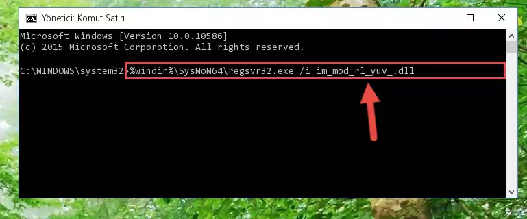 Im_mod_rl_yuv_.dll dosyasının Windows Kayıt Defteri üzerindeki sorunlu kaydını temizleme