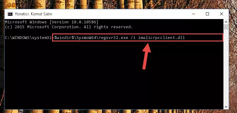 Imalicrpcclient.dll kütüphanesinin sorunlu kaydını Regedit'den kaldırma (64 Bit için)