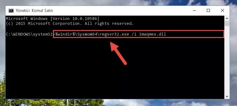Imaqmex.dll kütüphanesinin Windows Kayıt Defterindeki sorunlu kaydını silme