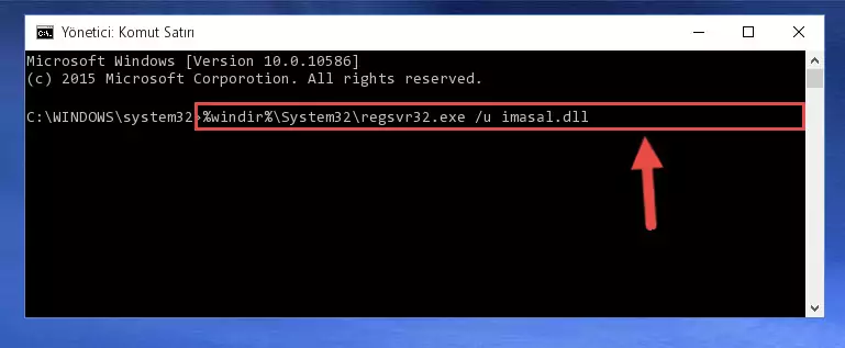 Imasal.dll kütüphanesi için Windows Kayıt Defterinde yeni kayıt oluşturma
