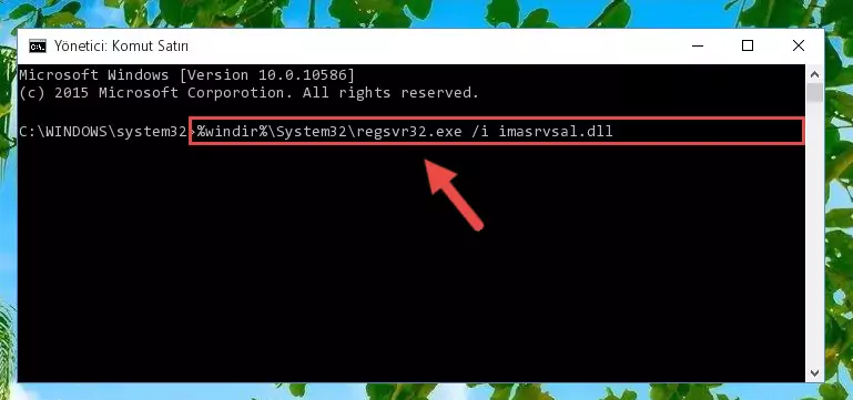 Imasrvsal.dll kütüphanesinin Windows Kayıt Defteri üzerindeki sorunlu kaydını temizleme