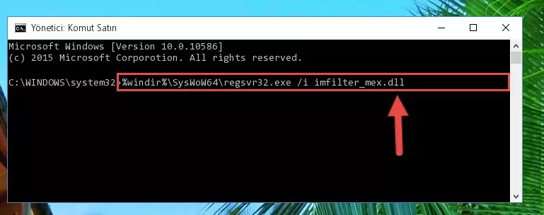 Imfilter_mex.dll kütüphanesinin hasarlı kaydını sistemden kaldırma (64 Bit için)