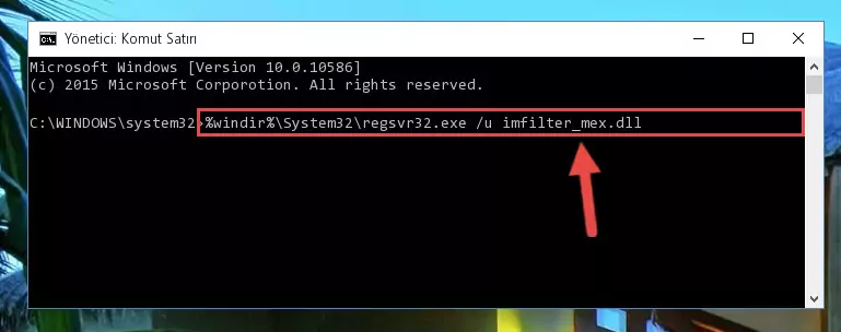 Imfilter_mex.dll kütüphanesi için Regedit (Windows Kayıt Defteri) üzerinde temiz kayıt oluşturma