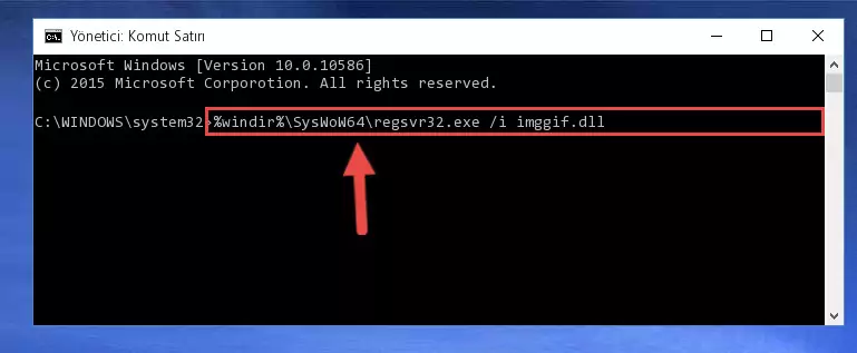 Imggif.dll dosyasının Windows Kayıt Defteri üzerindeki sorunlu kaydını temizleme