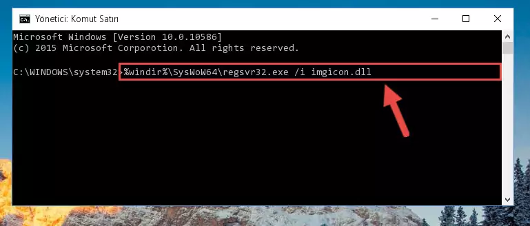 Imgicon.dll dosyasının hasarlı kaydını sistemden kaldırma (64 Bit için)