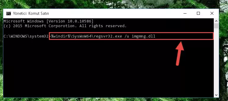 Imgmng.dll kütüphanesi için Windows Kayıt Defterinde yeni kayıt oluşturma