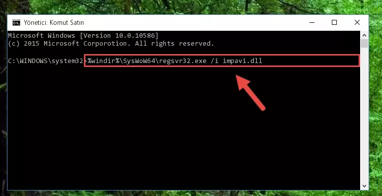 Impavi.dll kütüphanesinin bozuk kaydını Kayıt Defterinden kaldırma (64 Bit için)