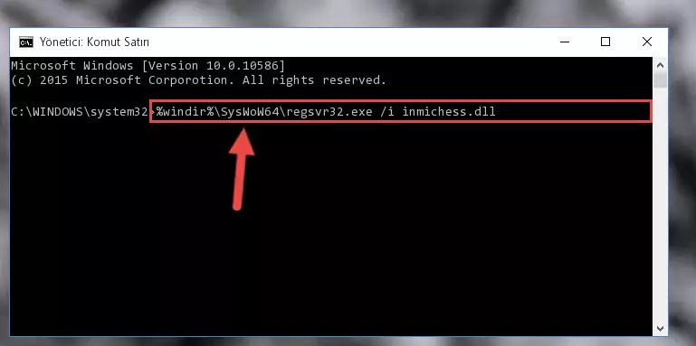 Inmichess.dll dosyasının bozuk kaydını Windows Kayıt Defterinden kaldırma (64 Bit için)