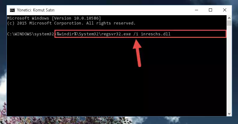 Inreschs.dll kütüphanesinin Windows Kayıt Defteri üzerindeki sorunlu kaydını temizleme