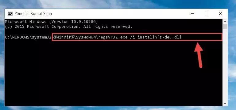 Installhfz-deu.dll dosyasının bozuk kaydını Windows Kayıt Defterinden kaldırma (64 Bit için)