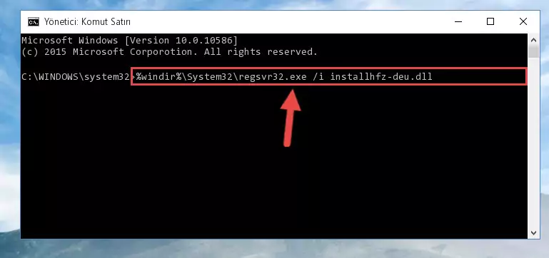 Installhfz-deu.dll dosyasının Windows Kayıt Defteri üzerindeki sorunlu kaydını temizleme