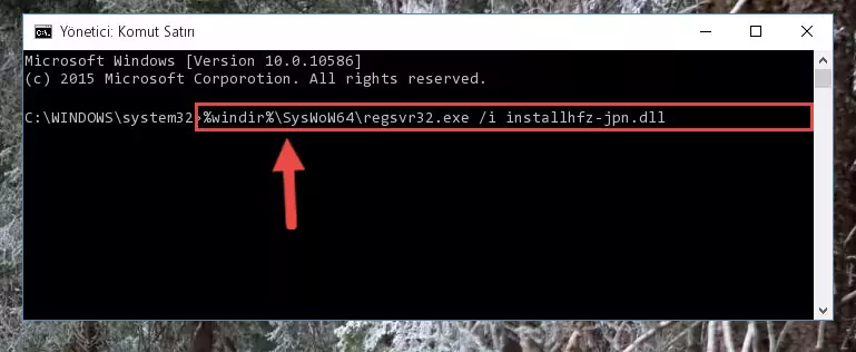 Installhfz-jpn.dll kütüphanesinin Windows Kayıt Defteri üzerindeki sorunlu kaydını temizleme