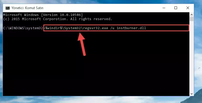 Instburner.dll dosyası için Regedit (Windows Kayıt Defteri) üzerinde temiz kayıt oluşturma