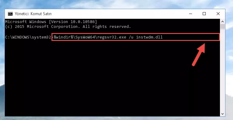Instwdm.dll kütüphanesi için Regedit (Windows Kayıt Defteri) üzerinde temiz kayıt oluşturma