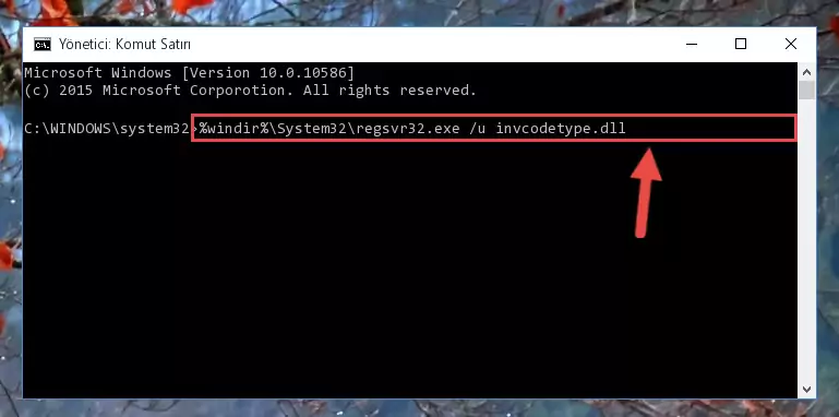 Invcodetype.dll kütüphanesini dışarı çıkarma