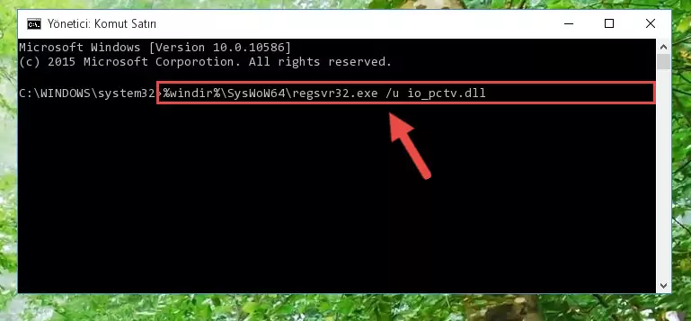 Io_pctv.dll kütüphanesi için Regedit (Windows Kayıt Defteri) üzerinde temiz kayıt oluşturma