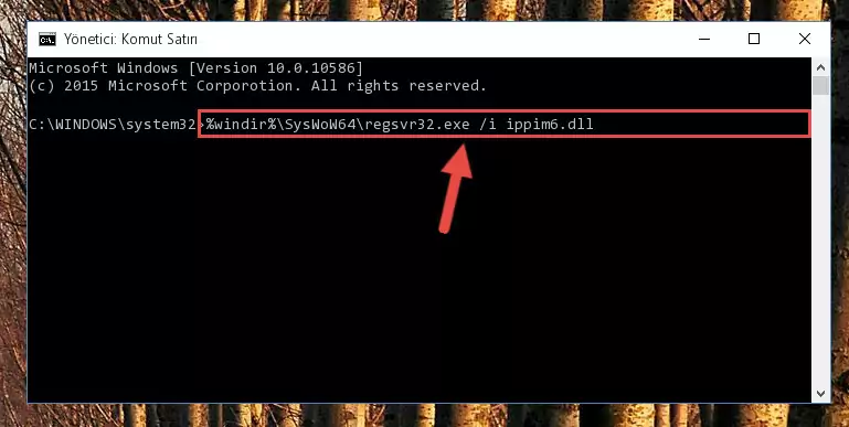 Ippim6.dll kütüphanesinin bozuk kaydını Windows Kayıt Defterinden kaldırma (64 Bit için)
