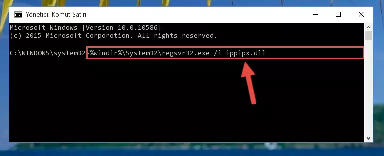 Ippipx.dll kütüphanesini sisteme tekrar kaydetme (64 Bit için)