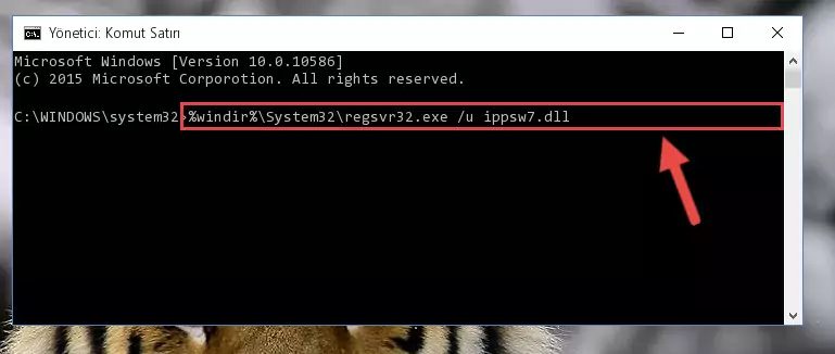 Ippsw7.dll kütüphanesi için Regedit (Windows Kayıt Defteri) üzerinde temiz kayıt oluşturma