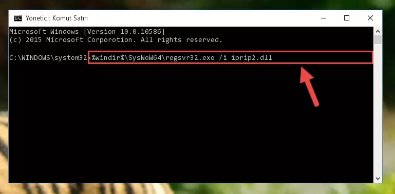 Iprip2.dll dosyasının hasarlı kaydını sistemden kaldırma (64 Bit için)