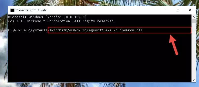 Ipv6mon.dll dosyasının sorunlu kaydını Regedit'den kaldırma (64 Bit için)