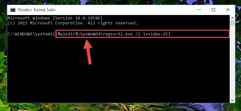 Ivvideo.dll dosyasının Windows Kayıt Defteri üzerindeki sorunlu kaydını temizleme