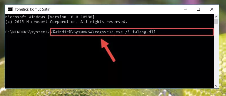 Iwlang.dll dosyasının bozuk kaydını Windows Kayıt Defterinden kaldırma (64 Bit için)