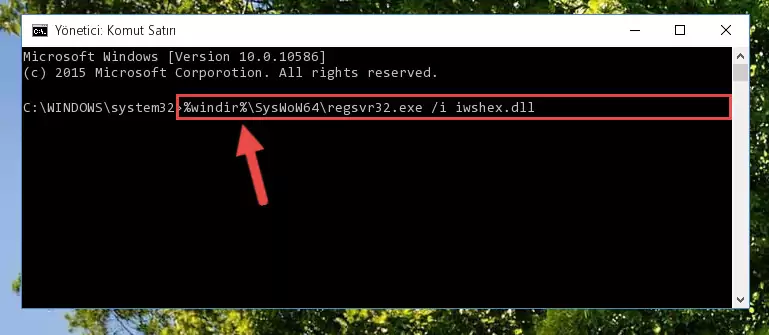 Iwshex.dll kütüphanesinin Windows Kayıt Defterindeki sorunlu kaydını silme