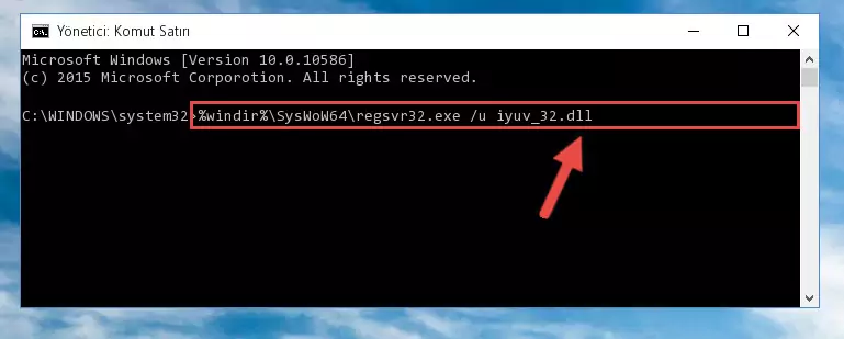 Iyuv_32.dll dosyası için Regedit (Windows Kayıt Defteri) üzerinde temiz kayıt oluşturma