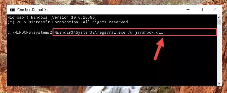 Javahook.dll dosyası için Windows Kayıt Defterinde yeni kayıt oluşturma