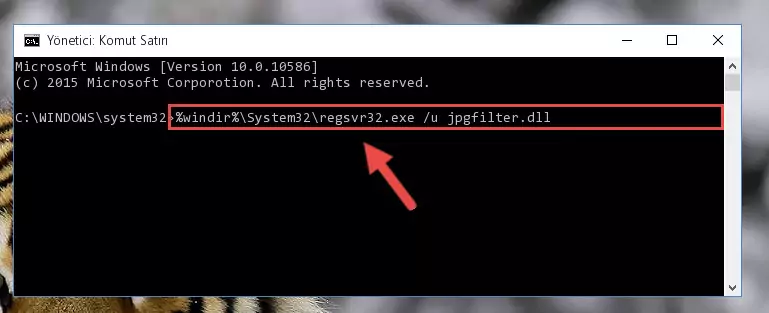 Jpgfilter.dll kütüphanesi için yeni kayıt oluşturma