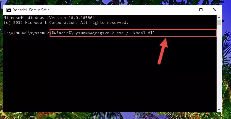 Kbdal.dll kütüphanesi için Regedit (Windows Kayıt Defteri) üzerinde temiz kayıt oluşturma
