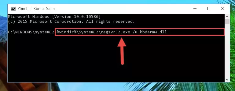 Kbdarmw.dll kütüphanesi için Regedit (Windows Kayıt Defteri) üzerinde temiz kayıt oluşturma