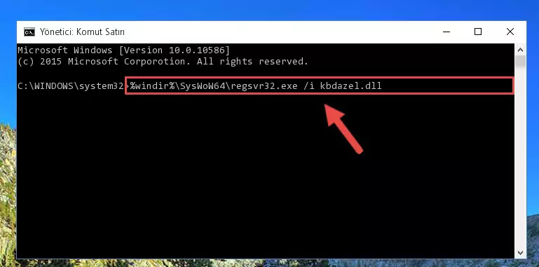 Kbdazel.dll dosyasının Windows Kayıt Defterindeki sorunlu kaydını silme